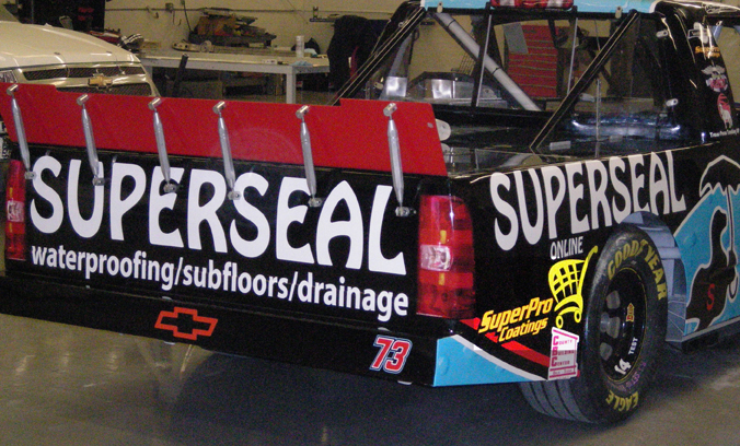 SUPERPRO & SUPERSEAL Speedway Truck for Daytona 500 Feb 24. 2012 